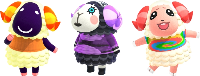 animal crossing sheep plush